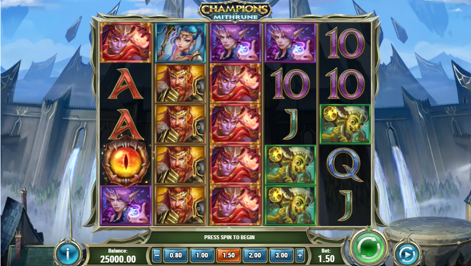 Champions of Mithrune Gameplay